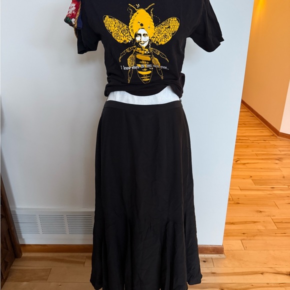 Charter Club Dresses & Skirts - 100% Silk Charter Club Black Maxi Skirt